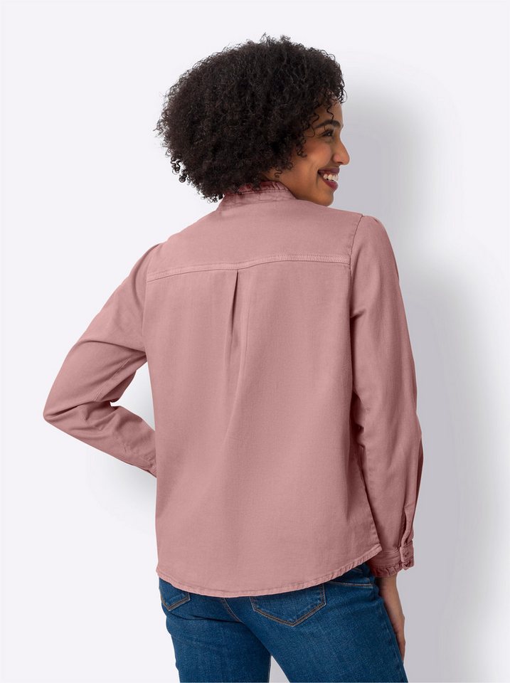 heine Klassische Bluse Jeansbluse Langarm – Bild 2 von 4