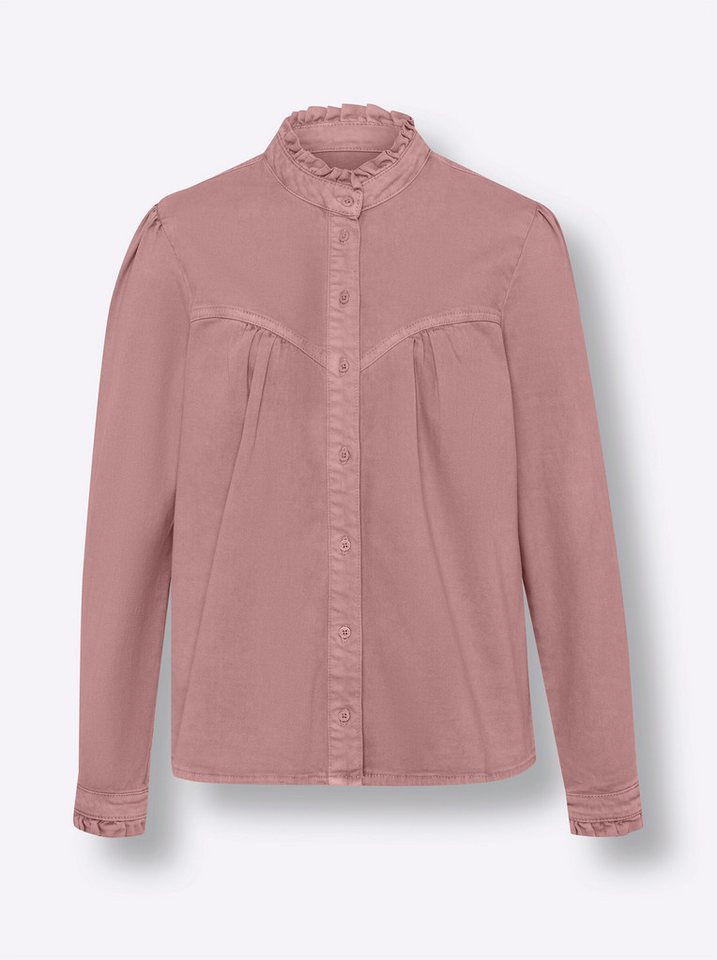 heine Klassische Bluse Jeansbluse Langarm – Bild 3 von 4