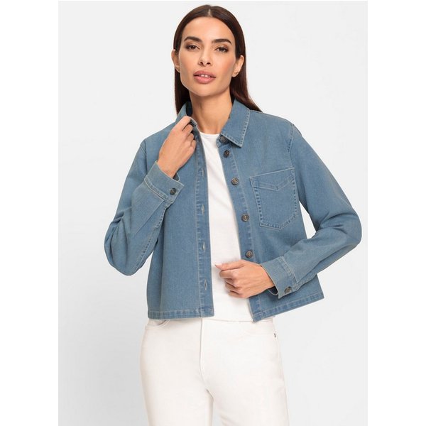 heine Klassische Bluse Jeansbluse Langarm