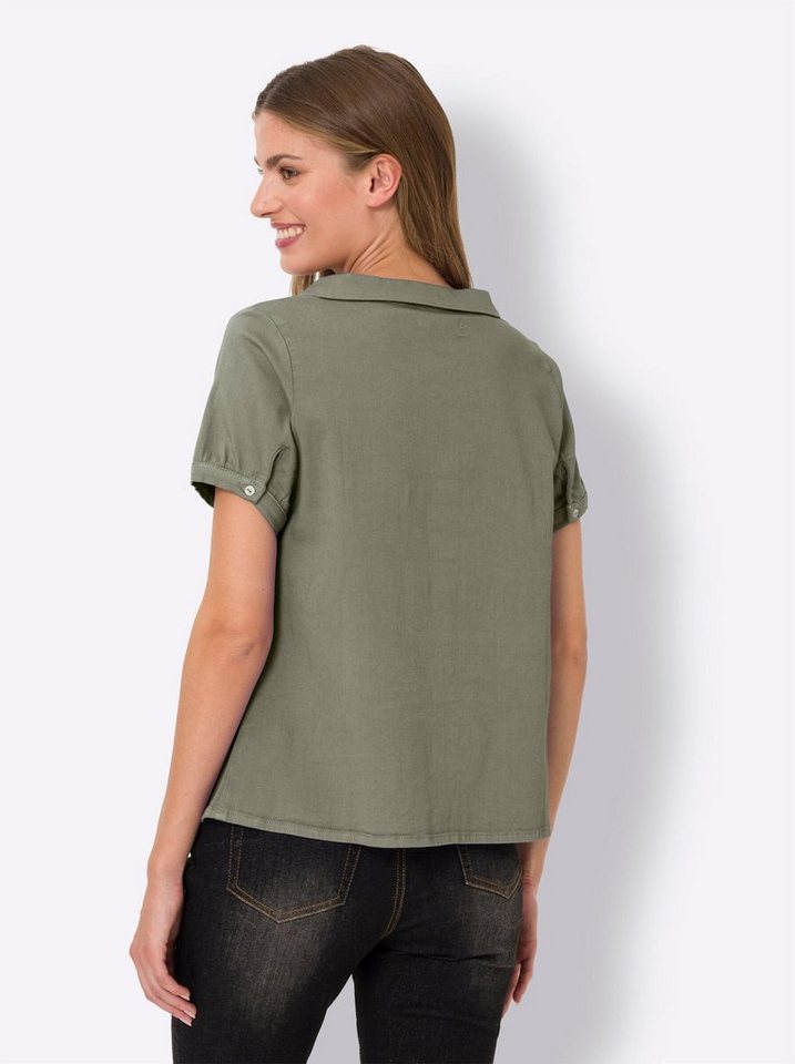 heine Klassische Bluse Bluse Kurzarm – Bild 2 von 4