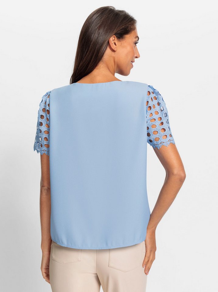 heine Klassische Bluse Bluse Kurzarm – Bild 2 von 4