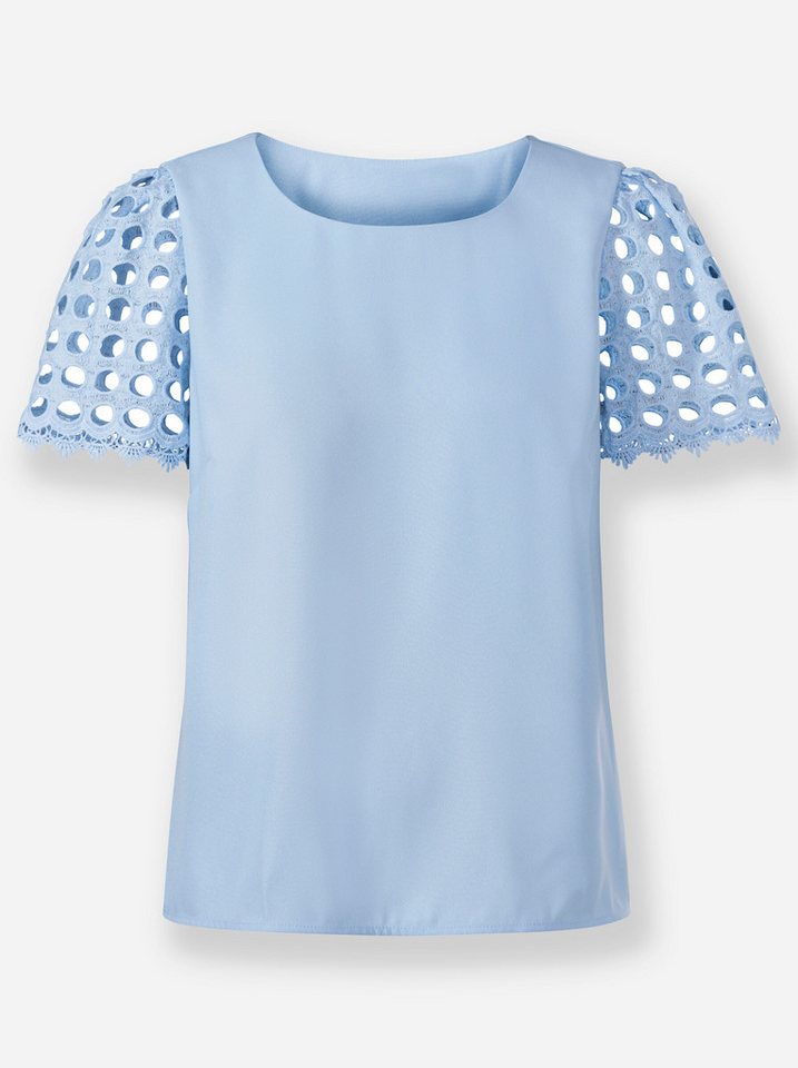 heine Klassische Bluse Bluse Kurzarm – Bild 4 von 4