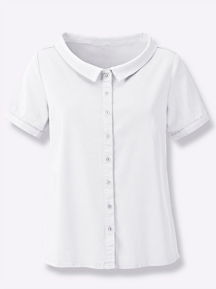 heine Klassische Bluse Bluse Kurzarm – Bild 4 von 4