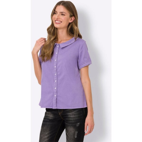 heine Klassische Bluse Bluse Kurzarm