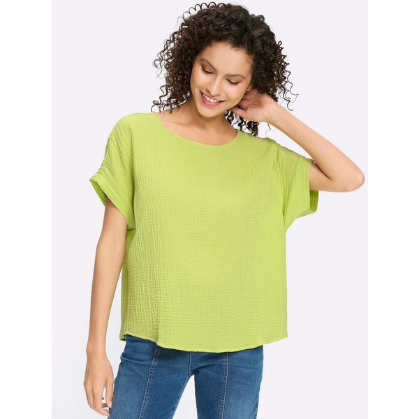 heine Klassische Bluse Bluse Kurzarm