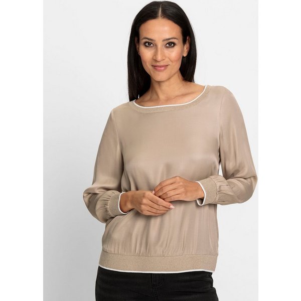 heine Klassische Bluse Bluse Langarm
