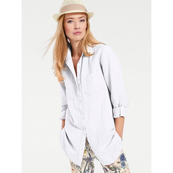 heine Klassische Bluse Longbluse Langarm
