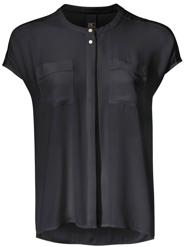 heine Klassische Bluse Oversized Bluse Kurzarm – Bild 3 von 4