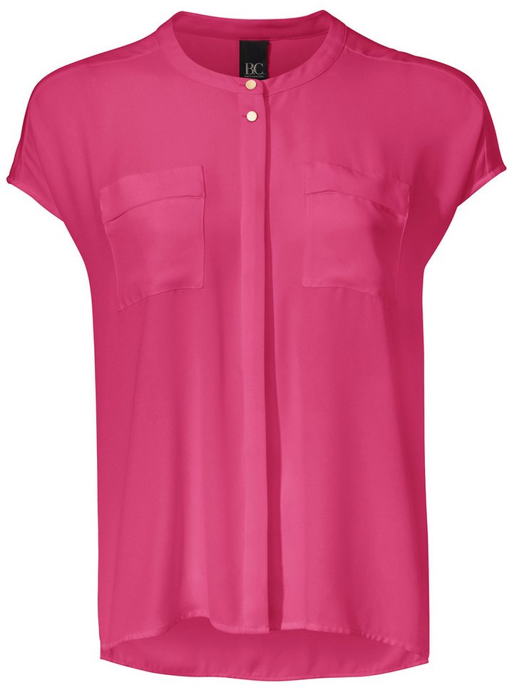 heine Klassische Bluse Oversized Bluse Kurzarm – Bild 4 von 5