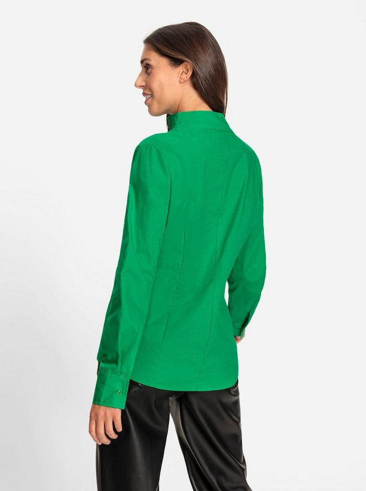 heine Klassische Bluse Stehkragen-Bluse Langarm – Bild 2 von 4