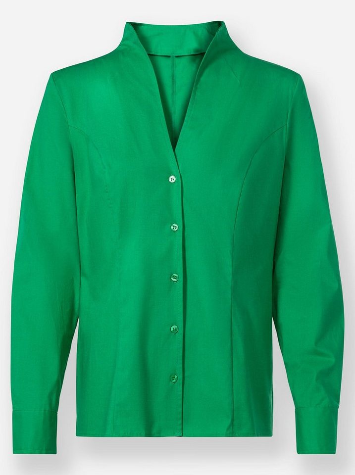 heine Klassische Bluse Stehkragen-Bluse Langarm – Bild 4 von 4