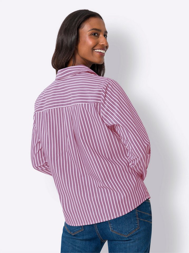 heine Klassische Bluse Streifenbluse Langarm – Bild 2 von 4
