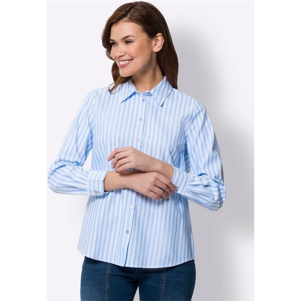 heine Klassische Bluse Streifenbluse Langarm