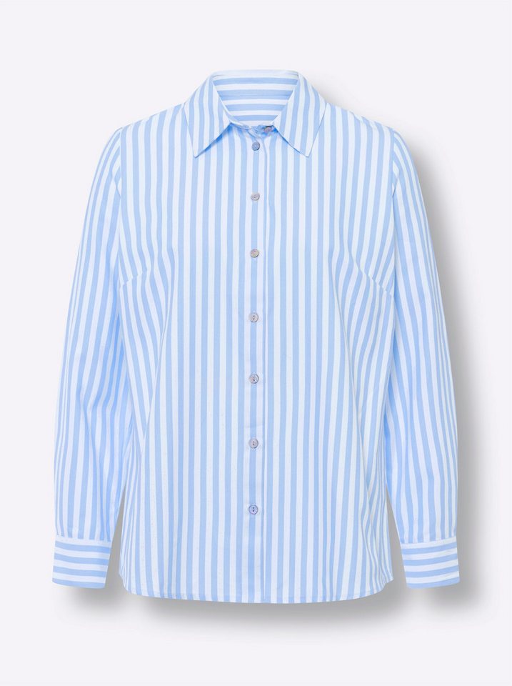 heine Klassische Bluse Streifenbluse Langarm – Bild 4 von 4