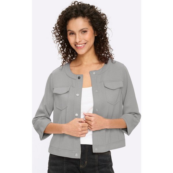 heine Shirtjacke Shirtjacke 3/4-Arm