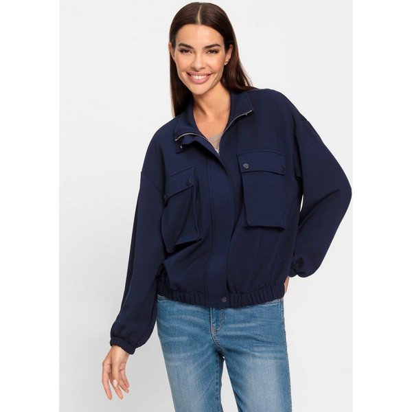 heine Shirtjacke Jersey-Jacke Langarm Jersey