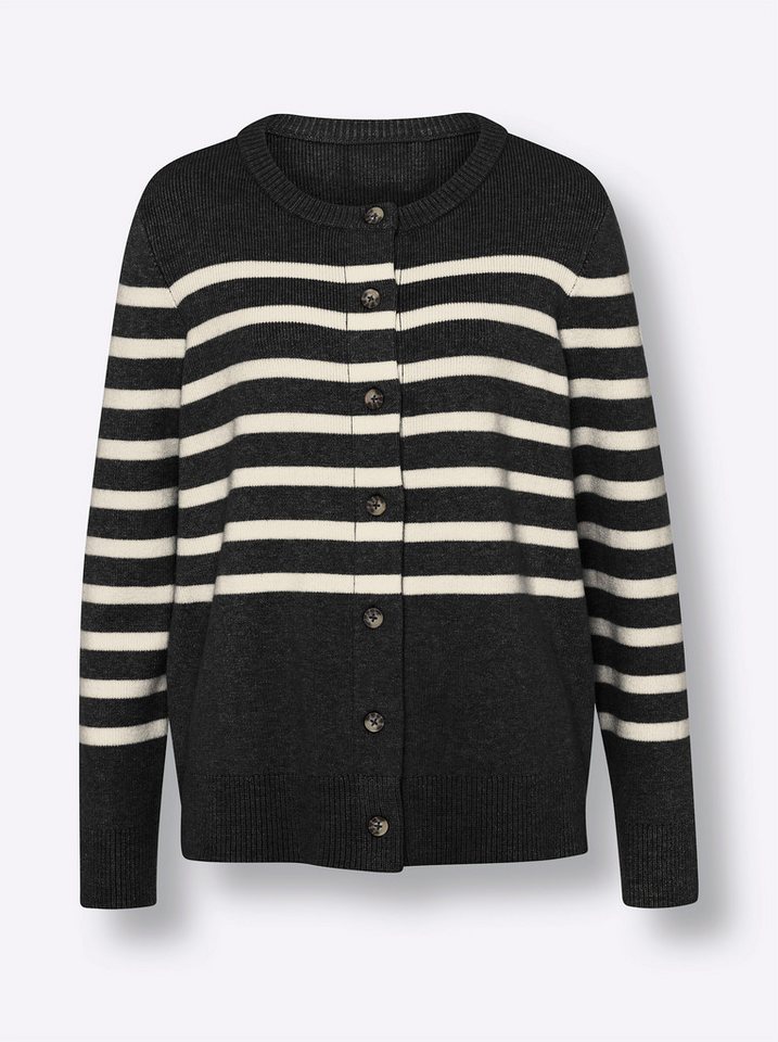 heine Strickjacke Cardigan Langarm Feinstrick – Bild 3 von 4