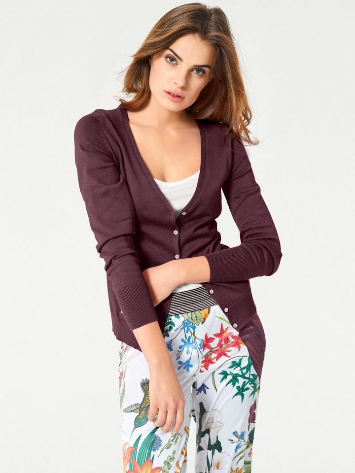 heine Strickjacke Feinstrickjacke Langarm Feinstrick – Bild 2 von 5