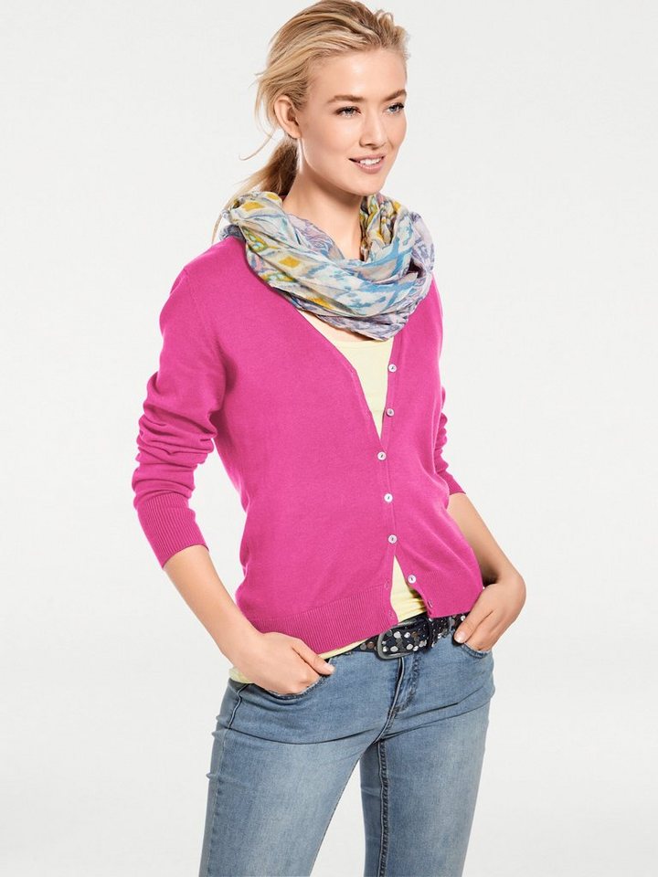 heine Strickjacke Feinstrickjacke Langarm Feinstrick – Bild 2 von 5