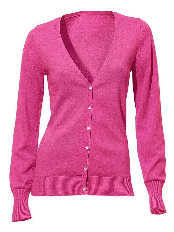 heine Strickjacke Feinstrickjacke Langarm Feinstrick – Bild 4 von 5