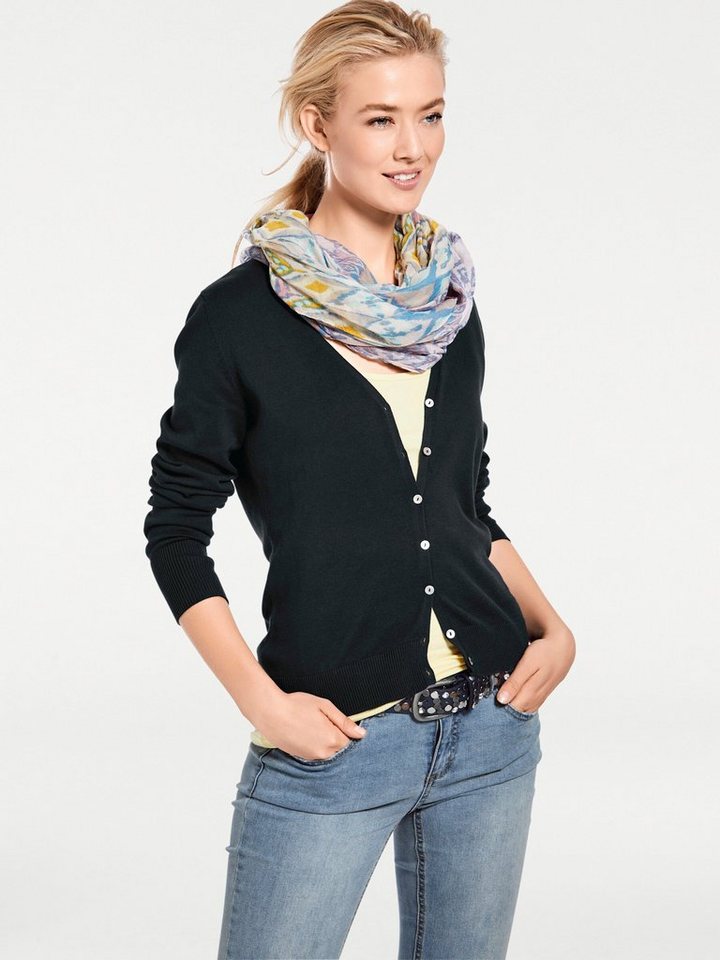 heine Strickjacke Feinstrickjacke Langarm Feinstrick – Bild 2 von 5