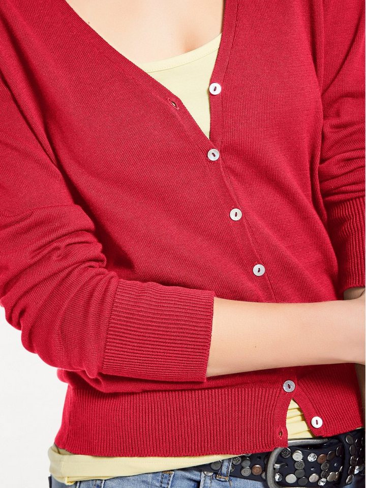 heine Strickjacke Feinstrickjacke Langarm Feinstrick – Bild 5 von 5