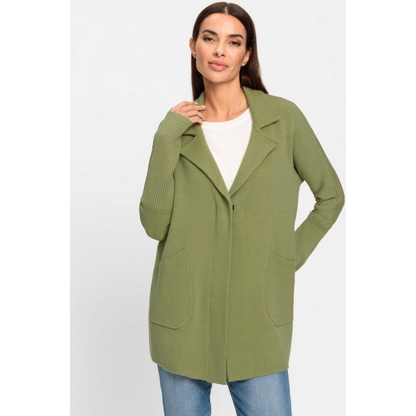 heine Strickjacke Strickjacke Langarm Feinstrick
