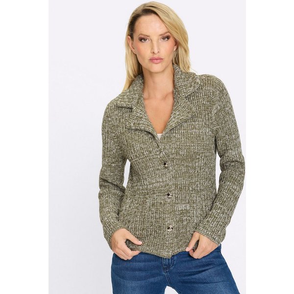heine Strickjacke Strickjacke Langarm Grobstrick, Feinstrick