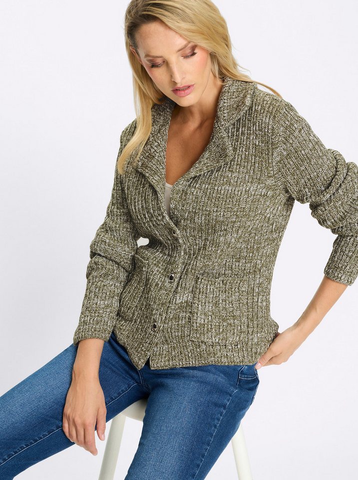 heine Strickjacke Strickjacke Langarm Grobstrick, Feinstrick – Bild 5 von 5