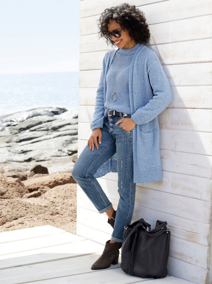 heine Strickjacke Strickjacke Langarm Jersey – Bild 3 von 4