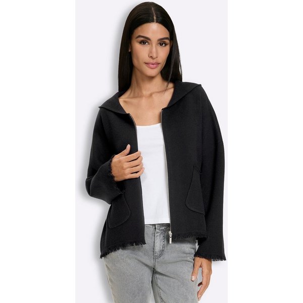 heine Strickjacke Strickjacke Langarm Milano-Ripp