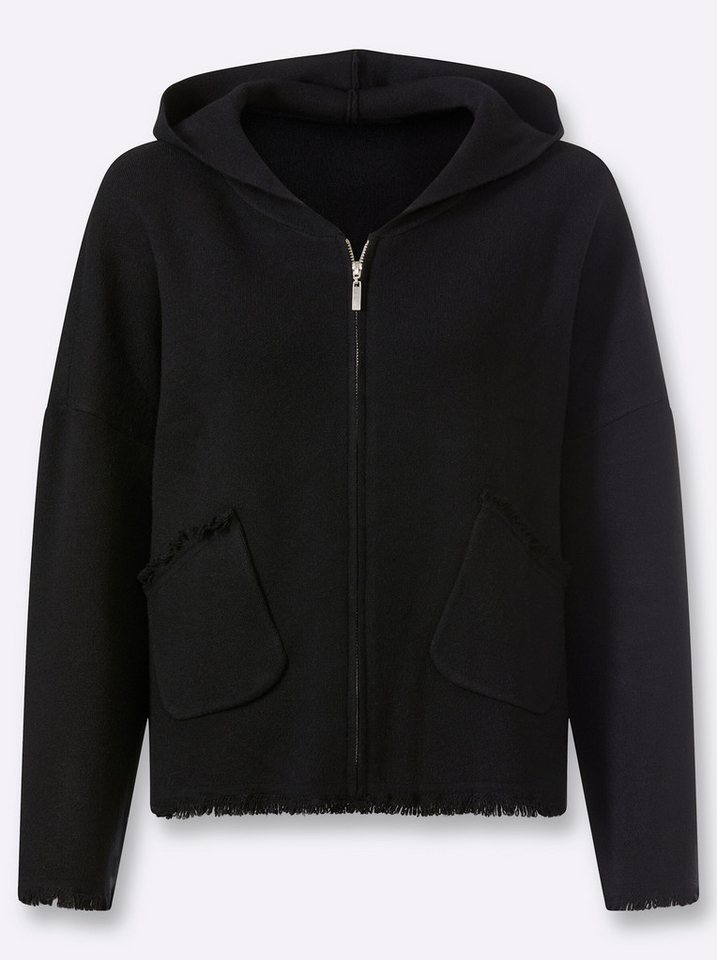 heine Strickjacke Strickjacke Langarm Milano-Ripp – Bild 4 von 5