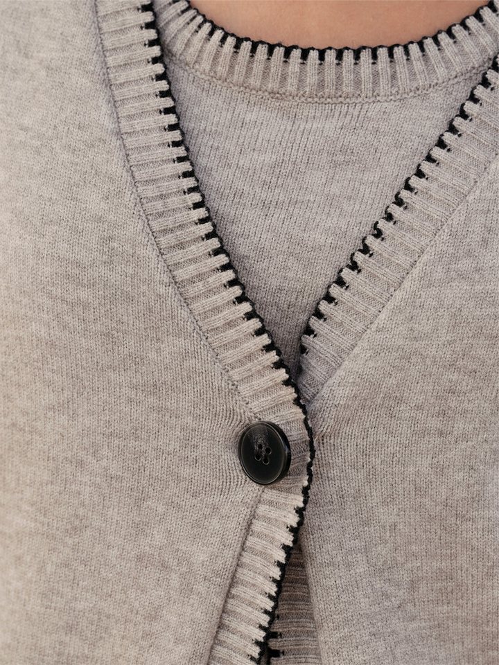 heine Strickjacke Twinset Langarm Feinstrick – Bild 5 von 5