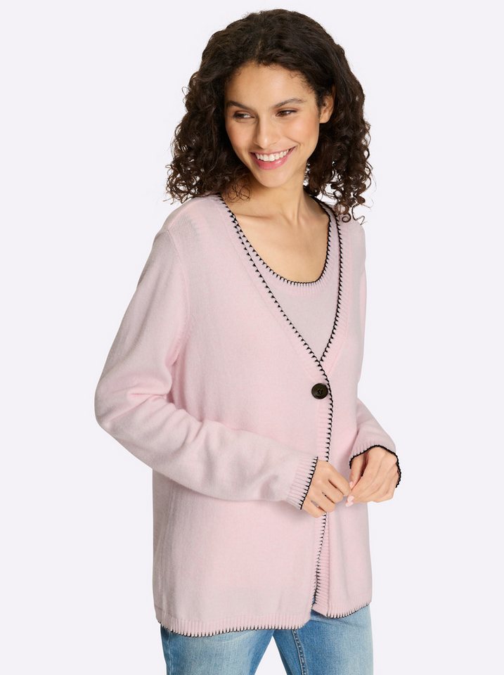 heine Strickjacke Twinset Langarm Feinstrick – Bild 2 von 5