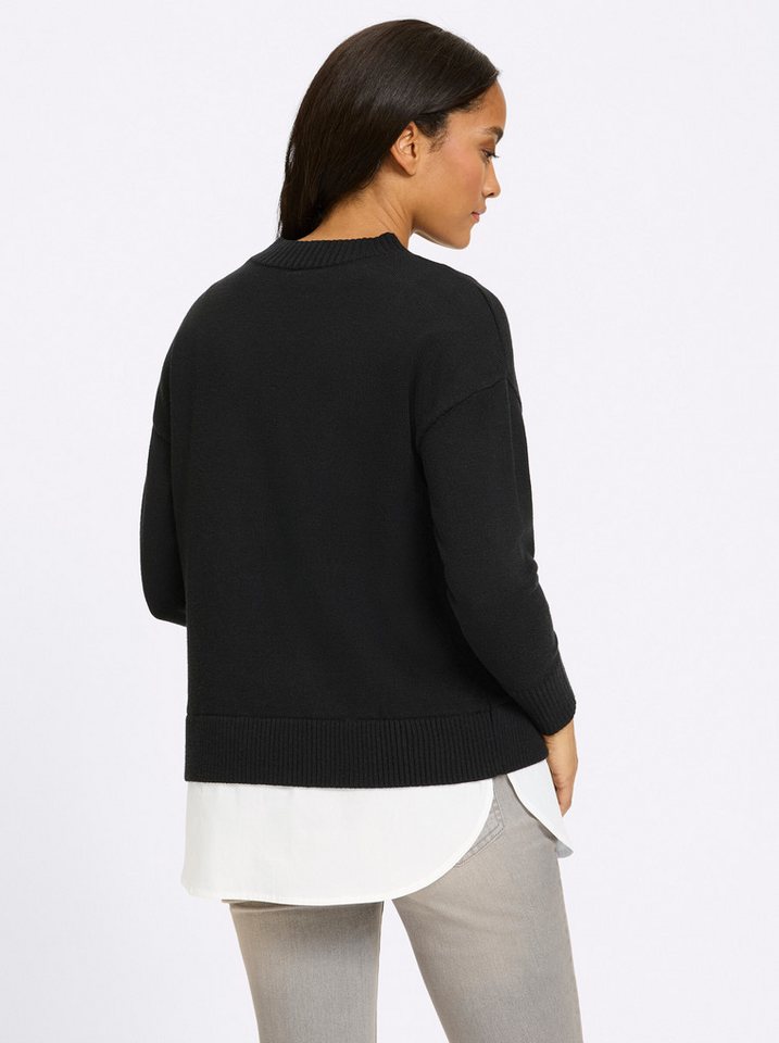 heine Strickpullover 2-in-1-Pullover Langarm Feinstrick – Bild 2 von 5