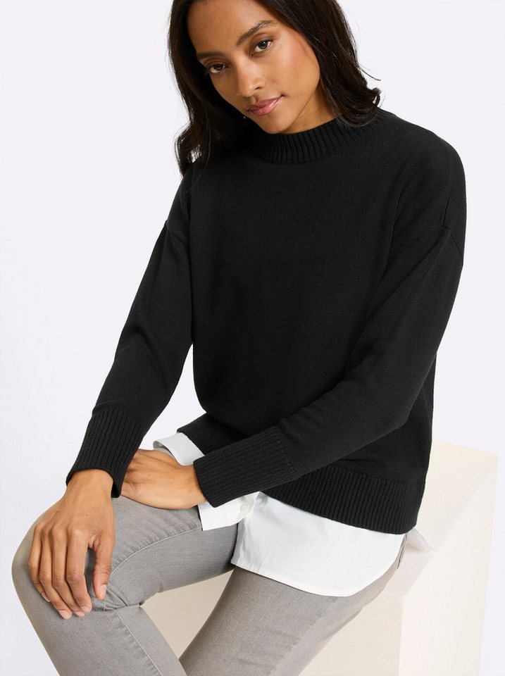 heine Strickpullover 2-in-1-Pullover Langarm Feinstrick – Bild 5 von 5