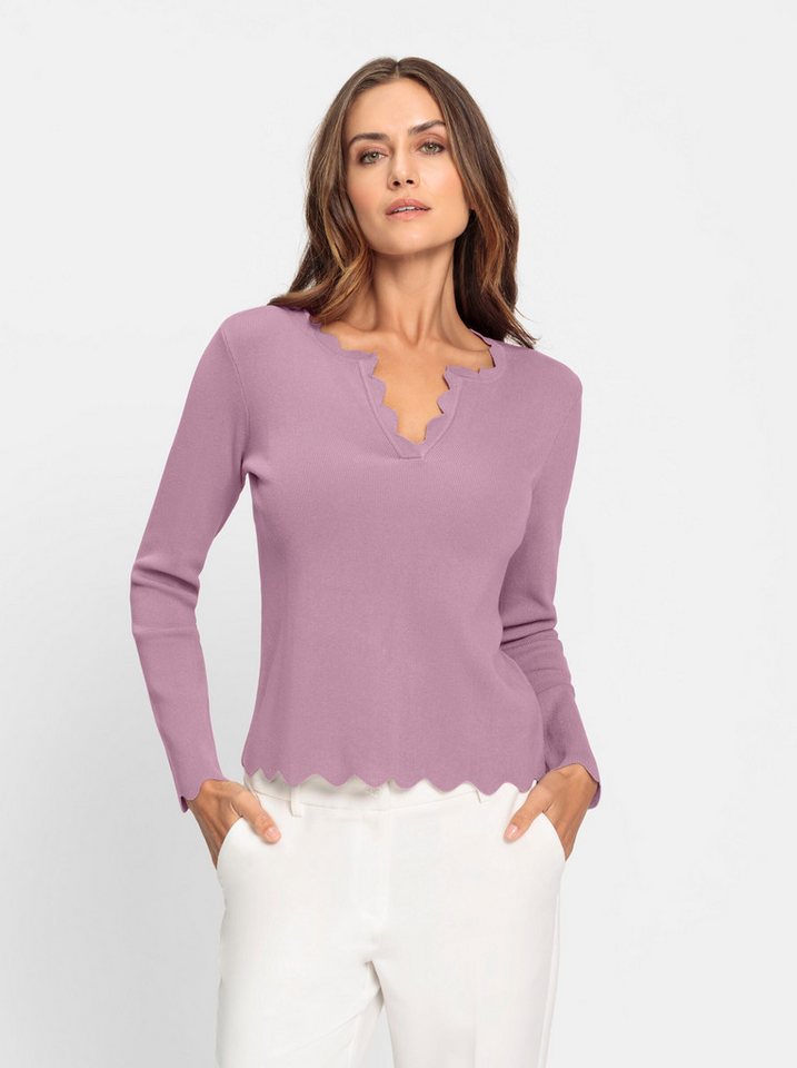 heine Strickpullover Feinstrickpullover Langarm Feinstrick – Bild 4 von 5