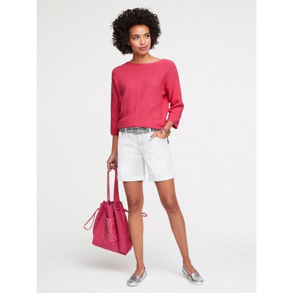 heine Strickpullover Oversized Pullover 3/4-Arm Feinstrick