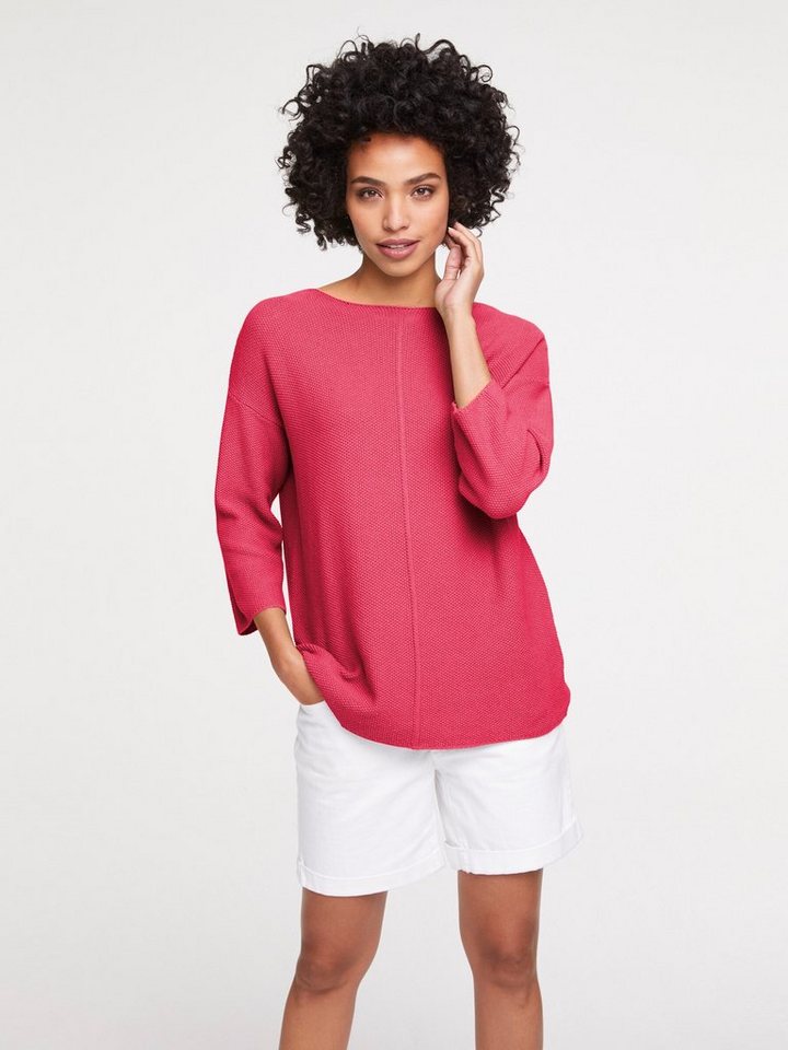 heine Strickpullover Oversized Pullover 3/4-Arm Feinstrick – Bild 3 von 5