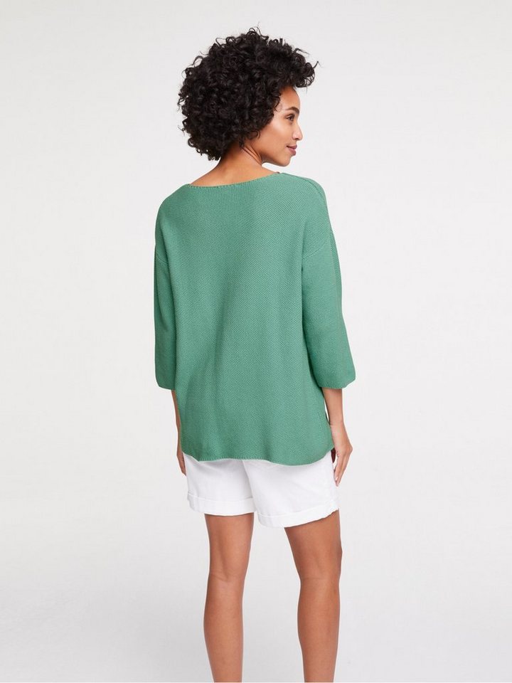 heine Strickpullover Oversized Pullover 3/4-Arm Feinstrick – Bild 3 von 5