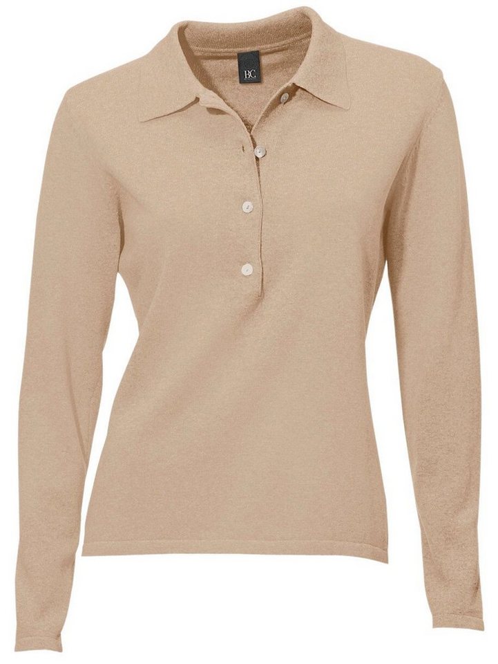 heine Strickpullover Polopullover Langarm Feinstrick – Bild 3 von 5