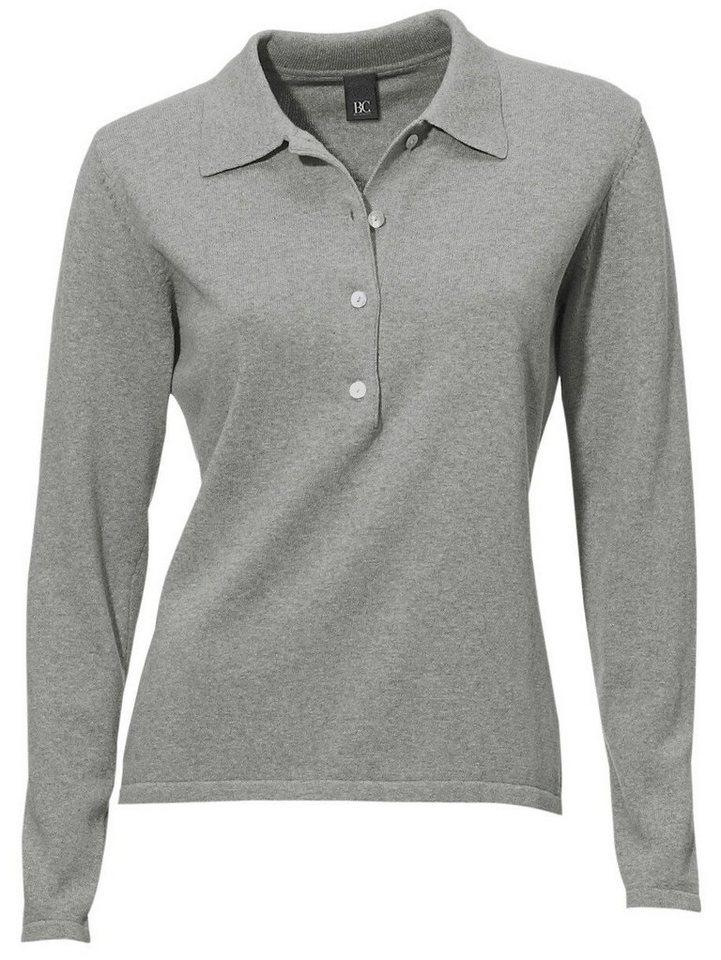 heine Strickpullover Polopullover Langarm Feinstrick – Bild 4 von 5