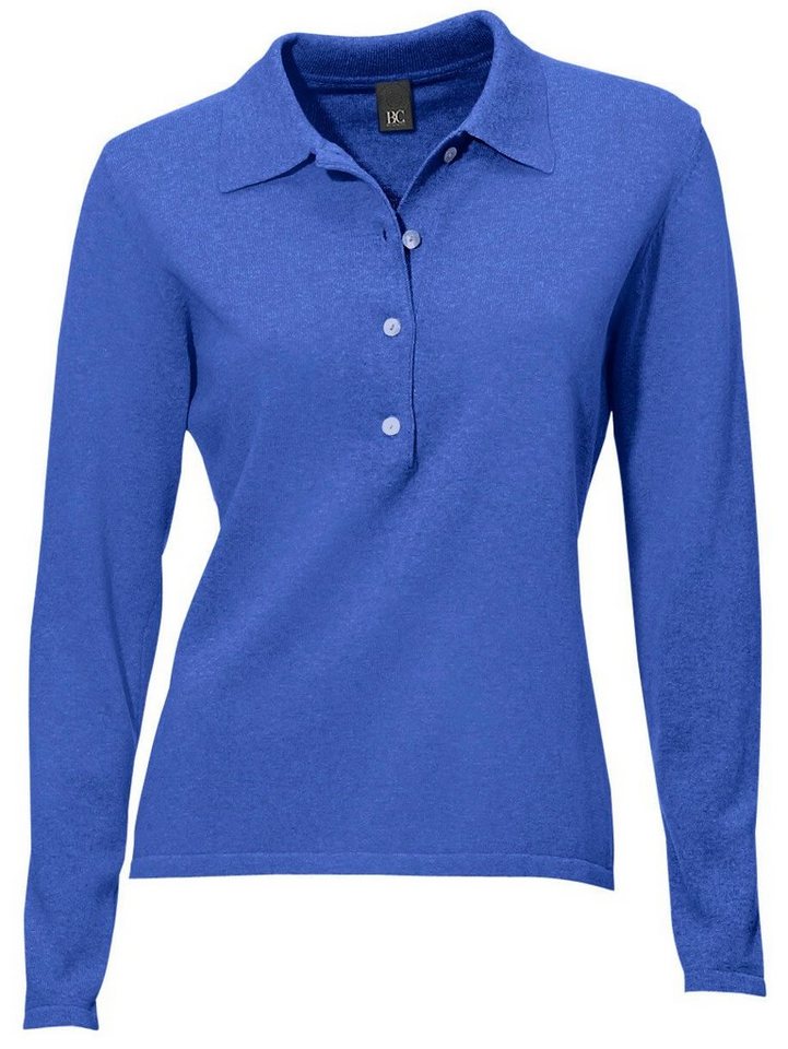 heine Strickpullover Polopullover Langarm Feinstrick – Bild 4 von 5