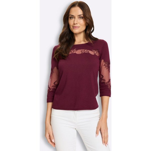 heine Strickpullover Pullover 3/4-Arm Feinstrick