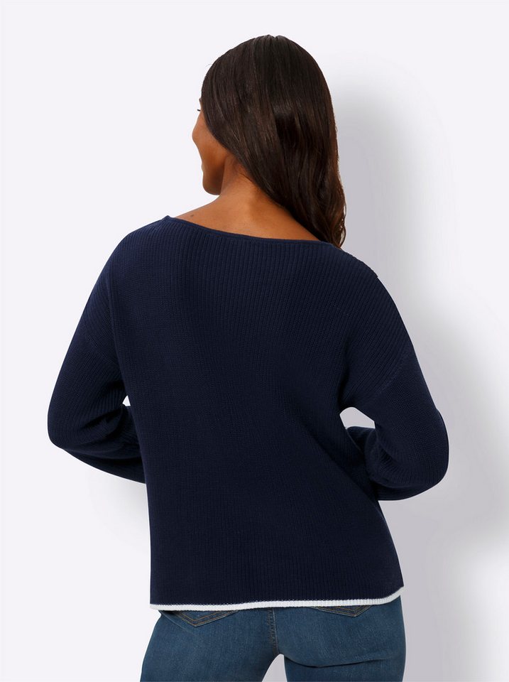 heine Strickpullover Pullover 3/4-Arm Ripp – Bild 2 von 3