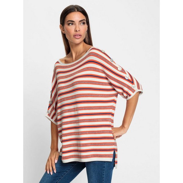 heine Strickpullover Pullover Kurzarm