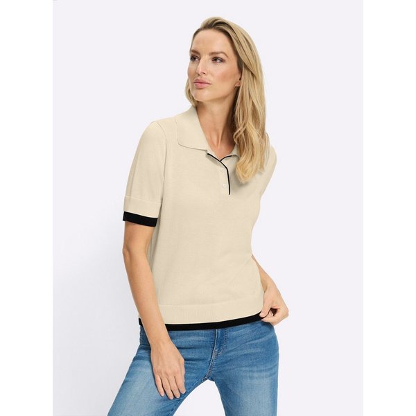 heine Strickpullover Pullover Kurzarm