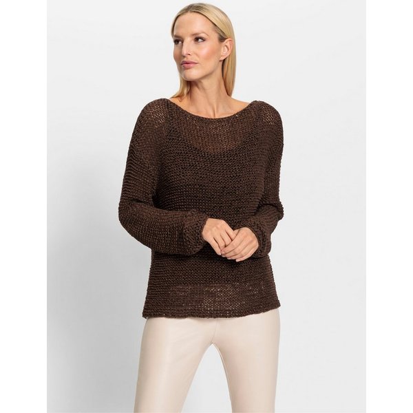 heine Strickpullover Pullover Langarm Bändchengarn