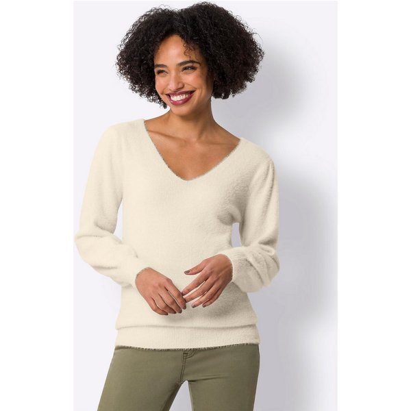 heine Strickpullover Pullover Langarm Effektgarn