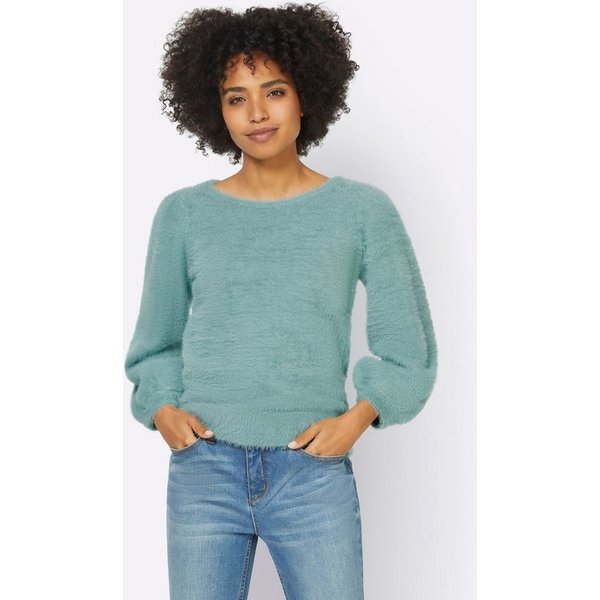 heine Strickpullover Pullover Langarm Effektgarn